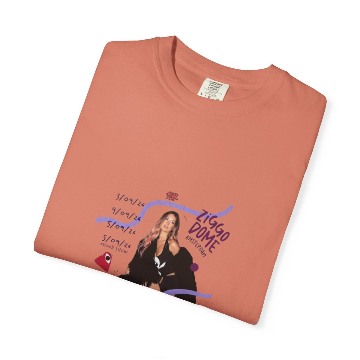 Comfort Colors Roxy Dekker T-Shirt Cotton Graphic Tee