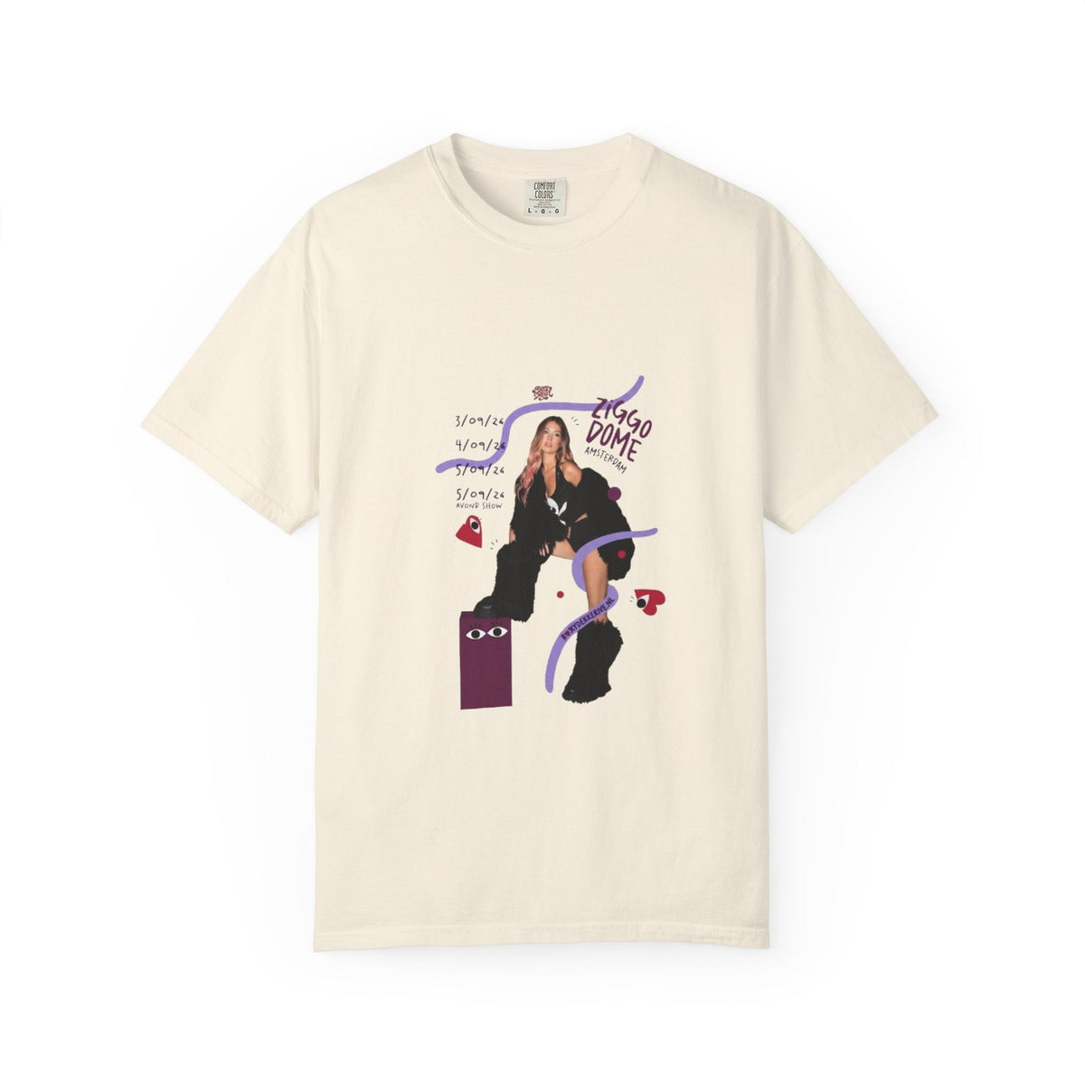 Comfort Colors Roxy Dekker T-Shirt Cotton Graphic Tee