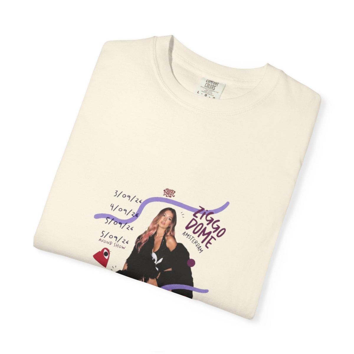 Comfort Colors Roxy Dekker T-Shirt Cotton Graphic Tee
