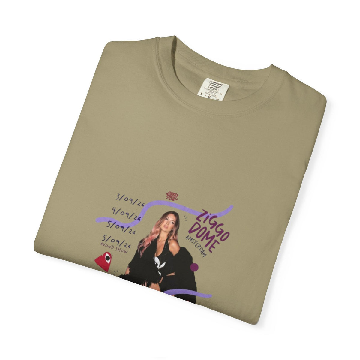 Comfort Colors Roxy Dekker T-Shirt Cotton Graphic Tee
