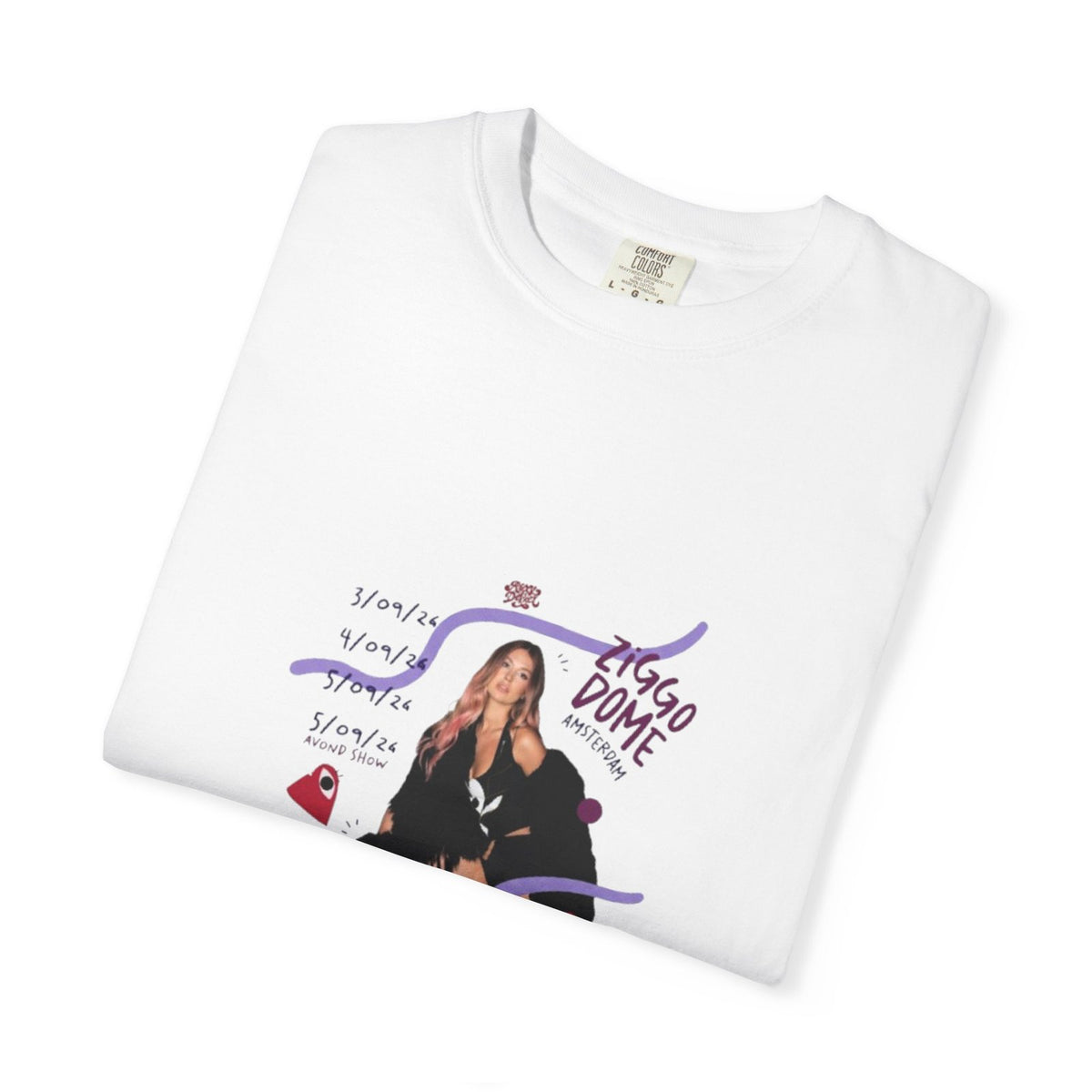 Comfort Colors Roxy Dekker T-Shirt Cotton Graphic Tee