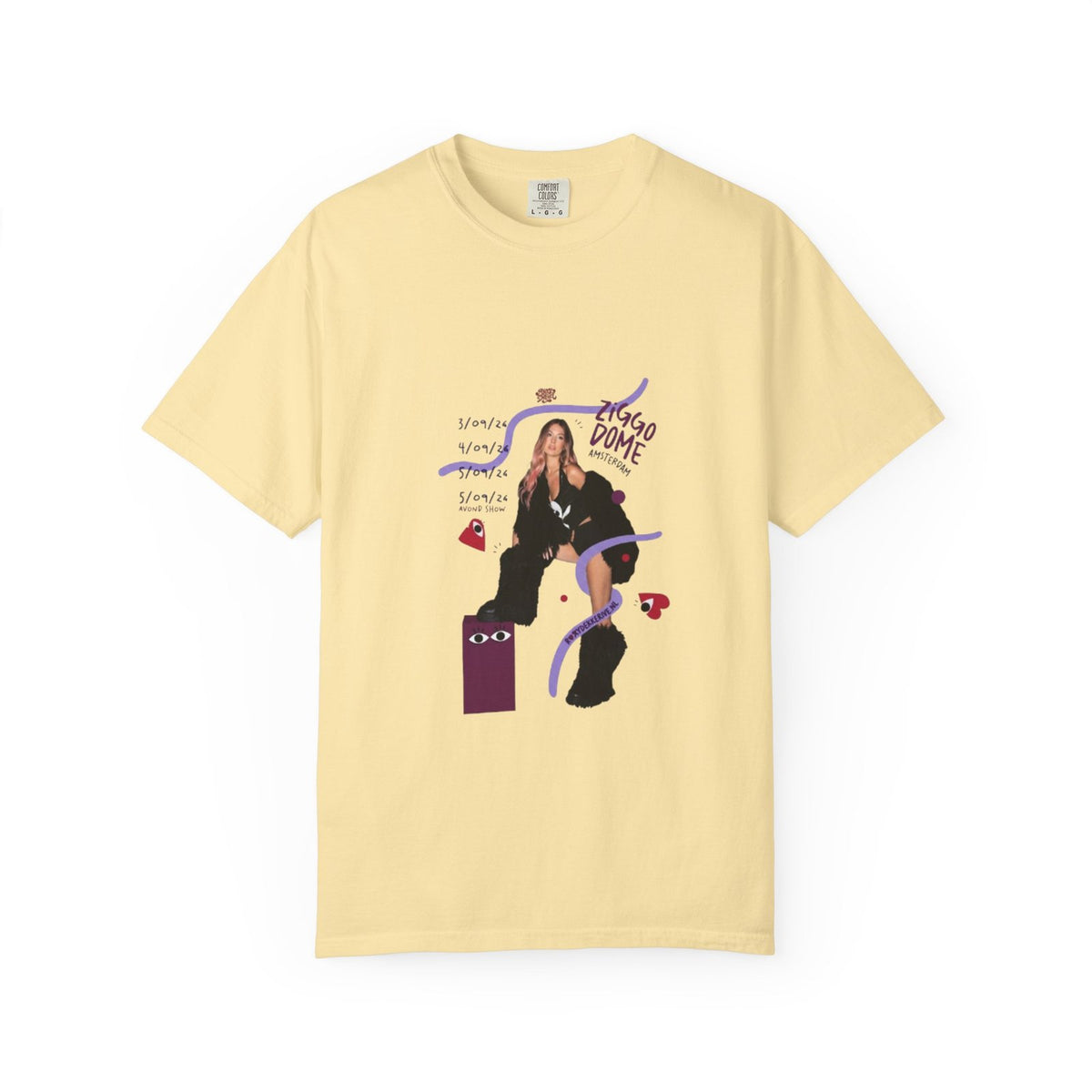 Comfort Colors Roxy Dekker T-Shirt Cotton Graphic Tee