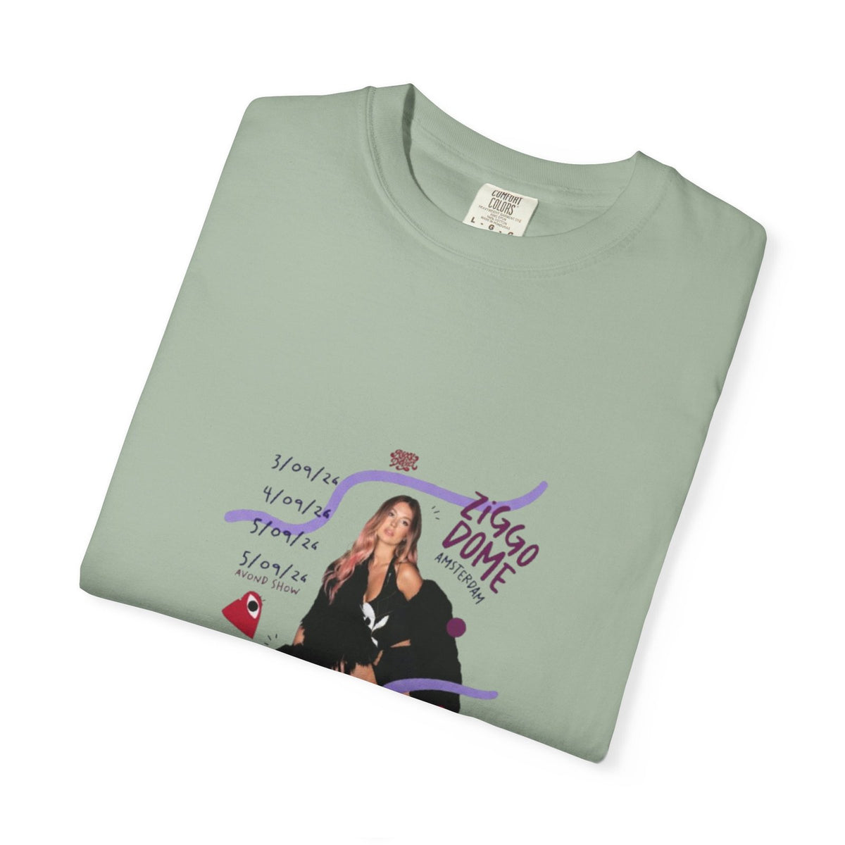 Comfort Colors Roxy Dekker T-Shirt Cotton Graphic Tee