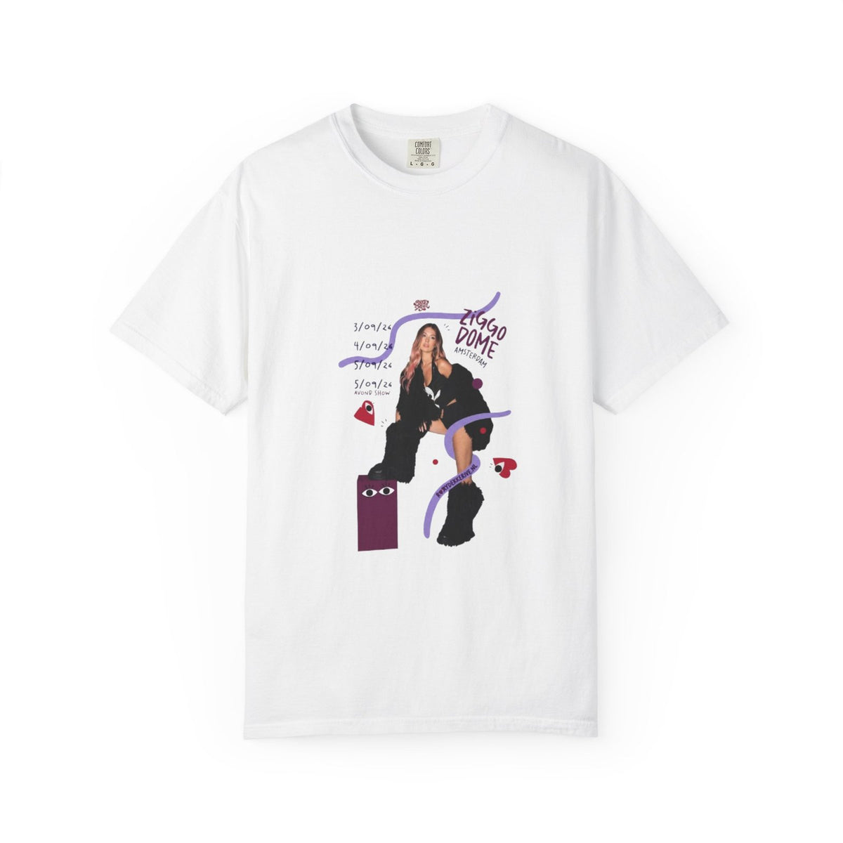 Comfort Colors Roxy Dekker T-Shirt Cotton Graphic Tee
