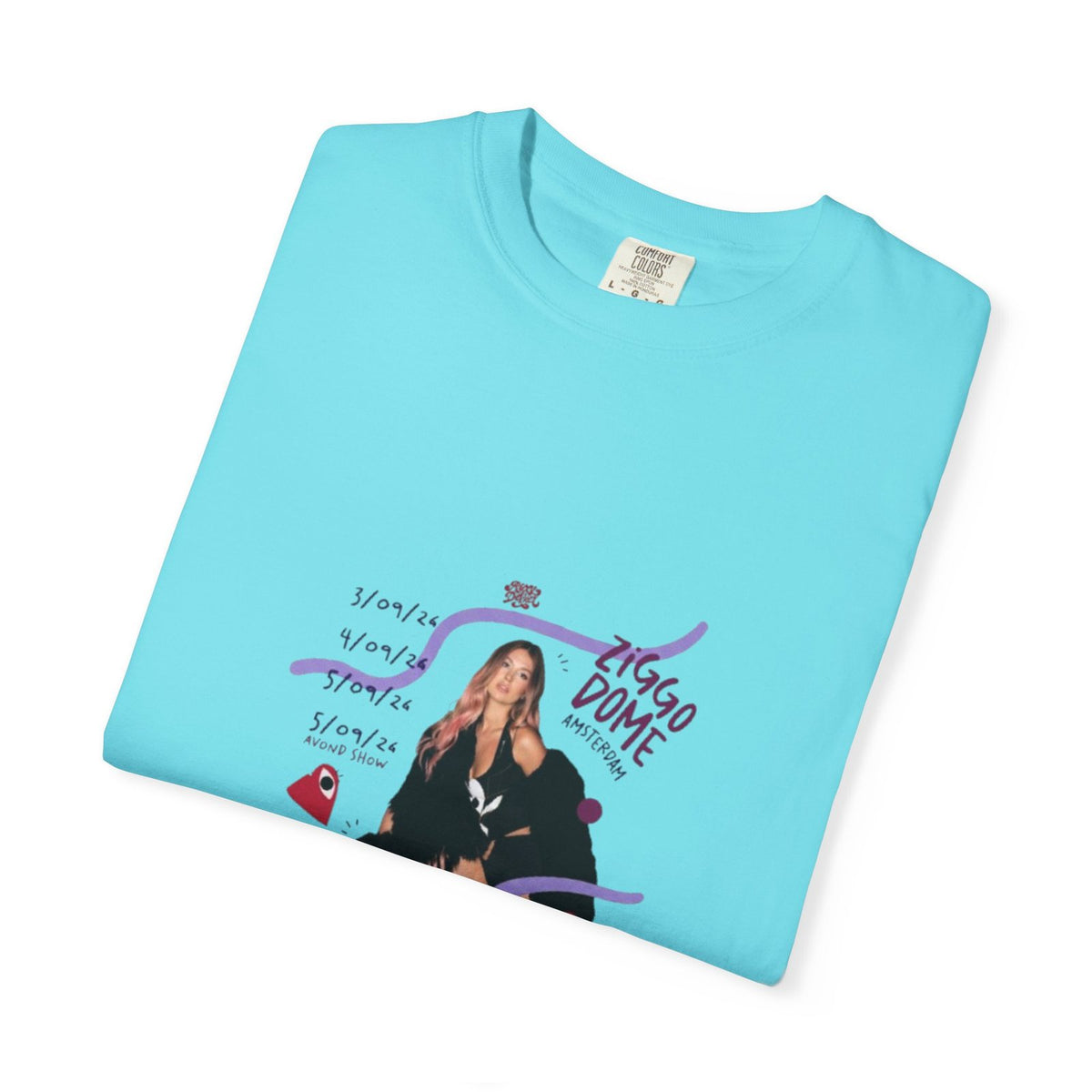 Comfort Colors Roxy Dekker T-Shirt Cotton Graphic Tee